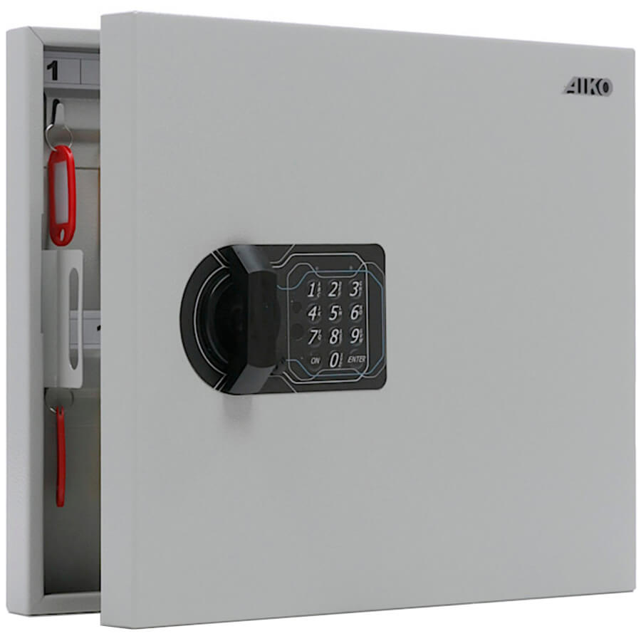 KEY-35EL Ключница ПРОМЕТ, электронный кодовый (Серый полуматовый (RAL 7038))