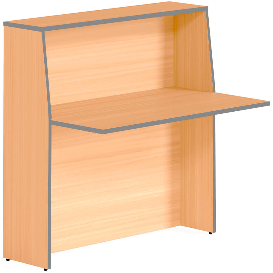 А-120 Стойка администратора Мебель Стиль Агат (Ольха (кромка: тёмно-серый))