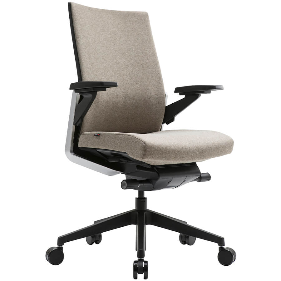 CH4700AZ Кресло для персонала ZIEL Fursys, обивка ткань (Бежевое (451))