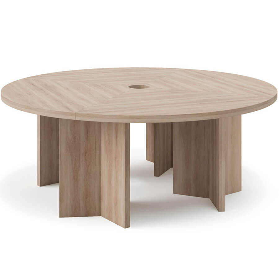 D.200 Стол переговоров D200 Profoffice Lava (Гавана, серый глянец)