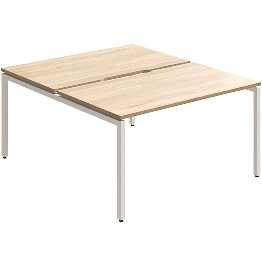 RP-3.2(x2)+F-49 Стол на металлокаркасе Мебель Стиль Rio Project (Швейцарский вяз MS)