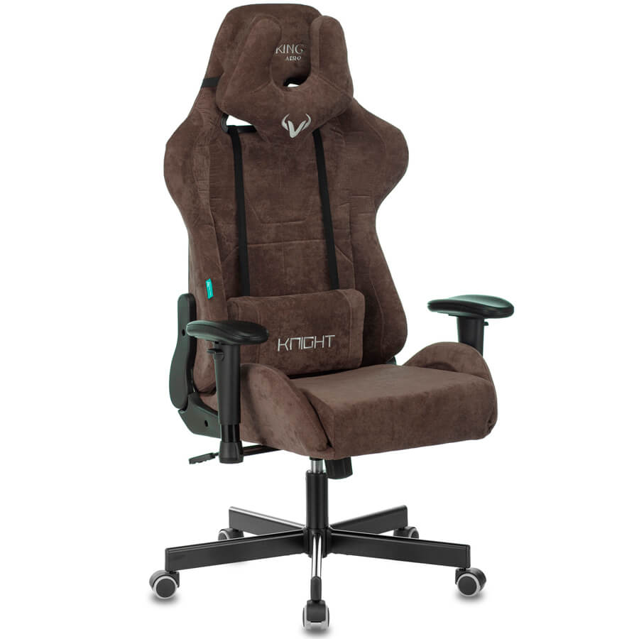 Zombie VIKING KNIGHT Геймерское кресло  Бюрократ, обивка ткань (Темно-коричневый (Light-10))