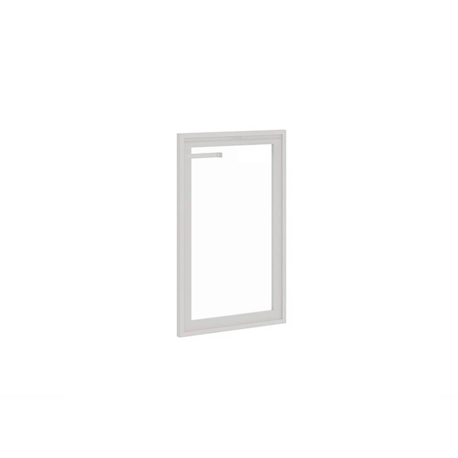 Gr-03.1R Дверь стеклянная в рамке МДФ Мебель Стиль Grand (Стекло прозрачное)