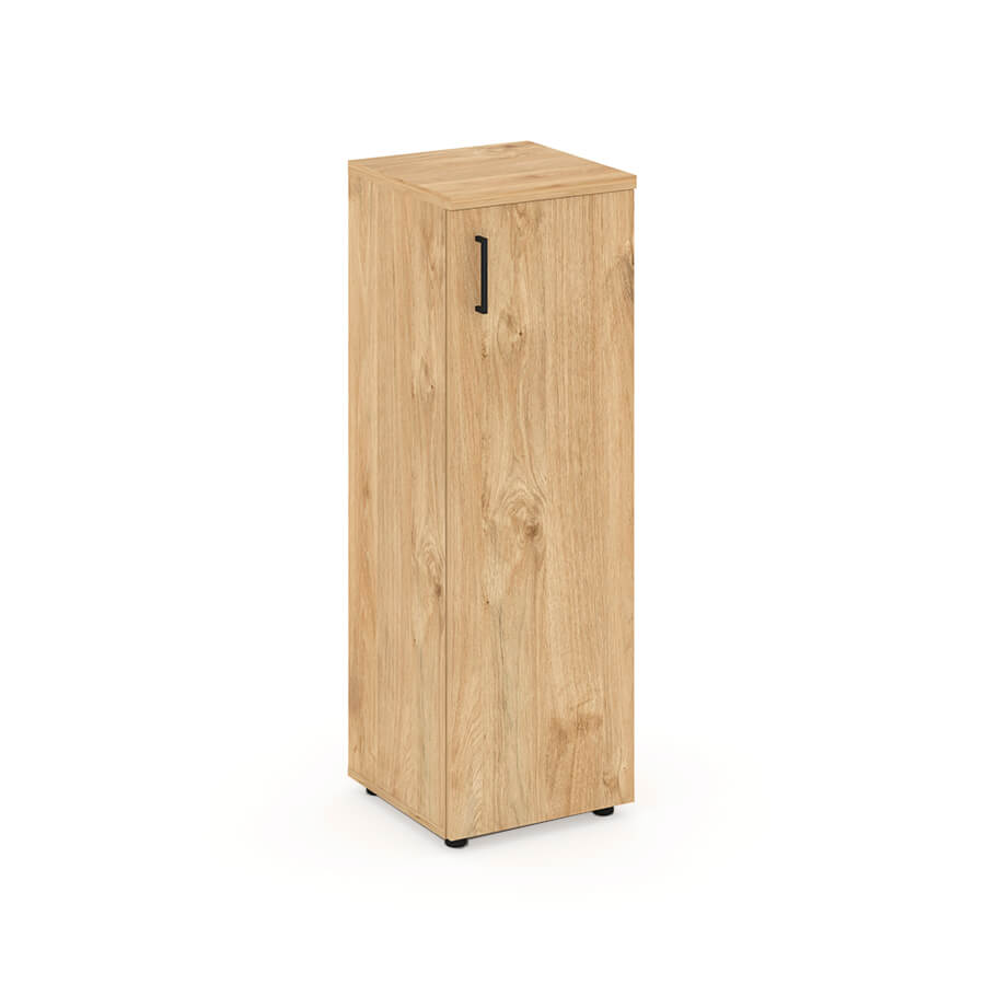 SN.STU.E-204(R) Стеллаж средний узкий правый RIVA Style Project (Тиквуд Светлый)