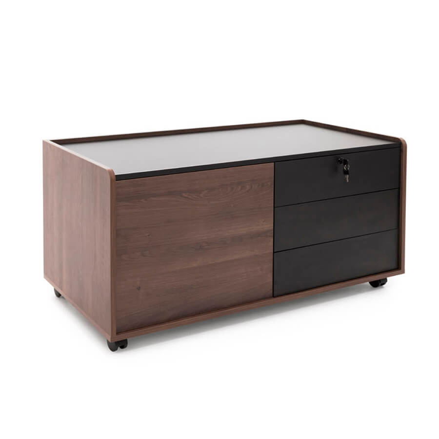 108 302 KR/BL Приставка подкатная Profoffice MURANO (Кальяри / черный)