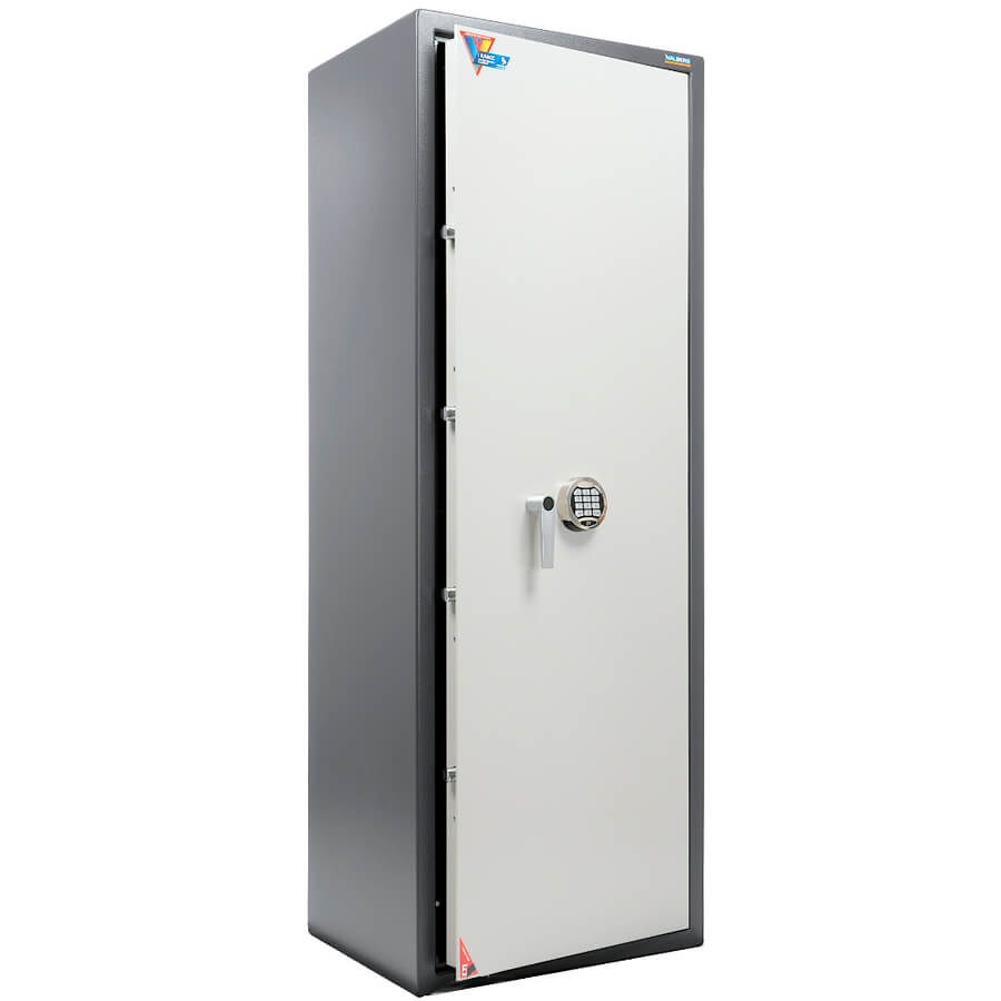 ГРАНИТ I-165T EL Взломостойкий сейф VALBERG, электронный кодовый (Корпус — графит (RAL 7024), дверь — светло–серая (RAL 7038))