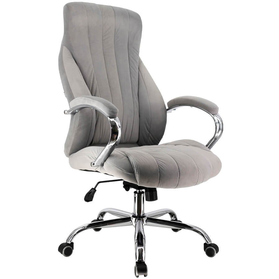 Coral Кресло для руководителя  EVERPROF, обивка ткань (Серый) Coral Кресло для руководителя  EVERPROF, обивка ткань (Серый)