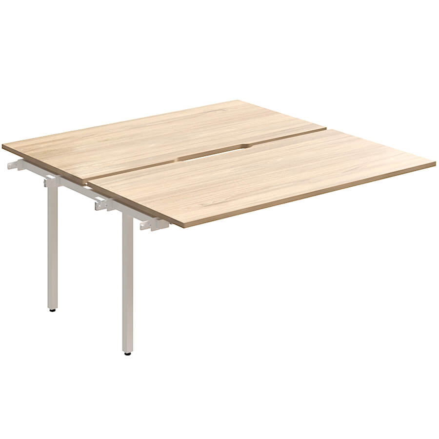 RP-2.2(x2)+F-66 Стол на металлокаркасе Мебель Стиль Rio Project (Швейцарский вяз MS)