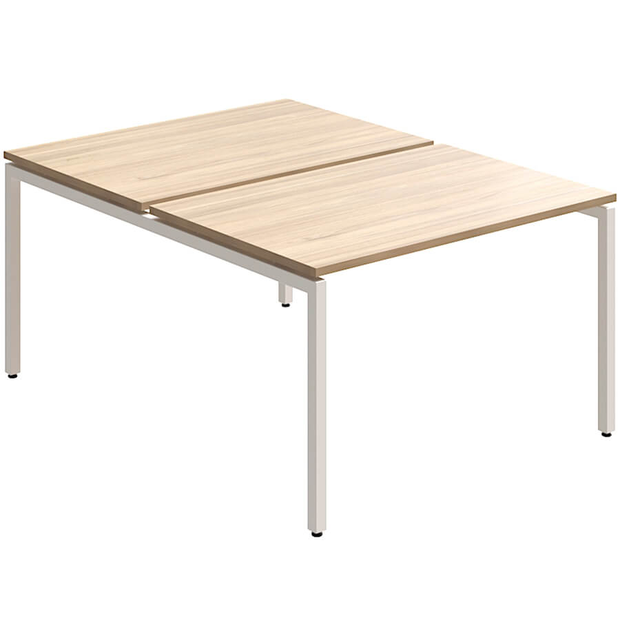 RP-4(x2)+F-48 Стол на металлокаркасе Мебель Стиль Rio Project (Швейцарский вяз MS)