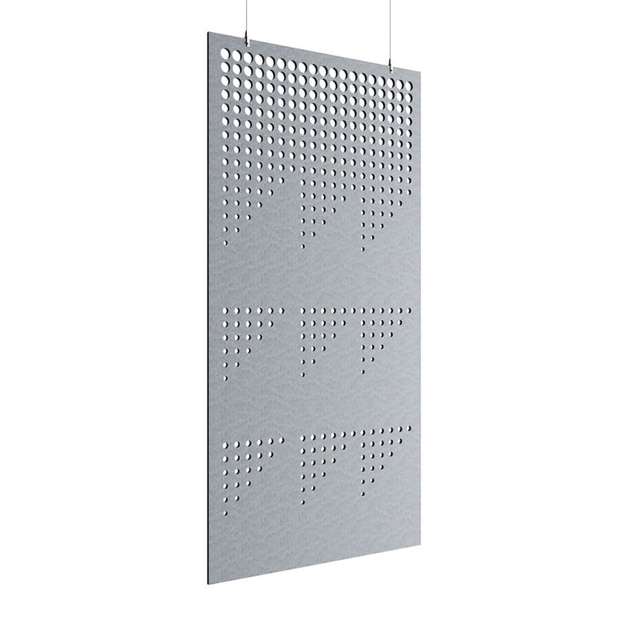 ACO-C-8 Акустическая перегородка 1200*2400 Евро Офис (Темно-серый (AC-10))