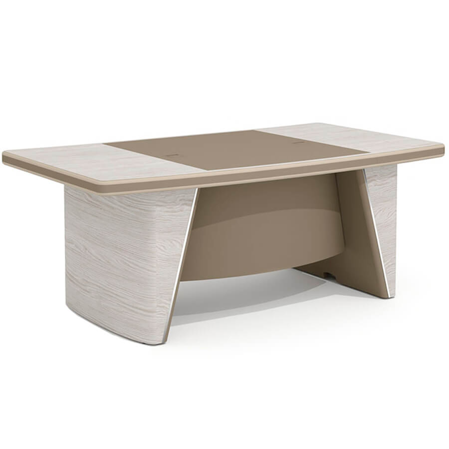 NT-190 + NT-76 Стол письменный Мебель Стиль New.Tone (Дуб серебристый / стоун)