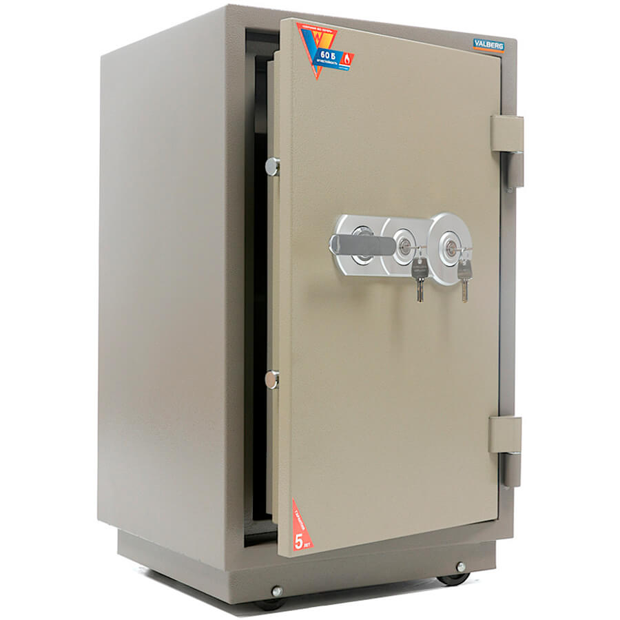 FRS 80 T-KL Огнестойкий сейф ПРОМЕТ, два ключевых (Молотковая эмаль - коричневая)