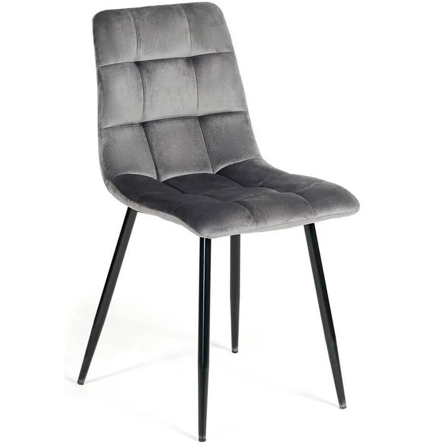 mod. 7094 Стул для посетителя CHILLY TetChair, обивка ткань (Серый)