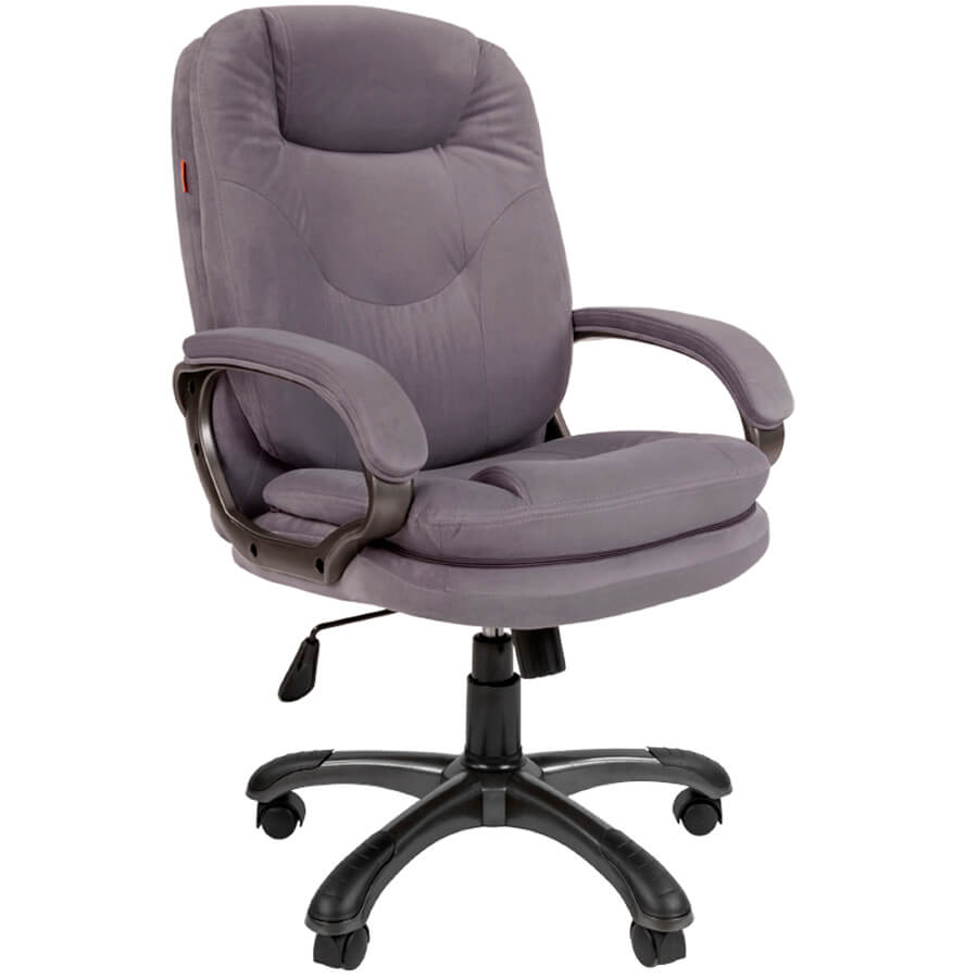 668 Кресло для руководителя Home Chairman, обивка ткань (Серый T-53)