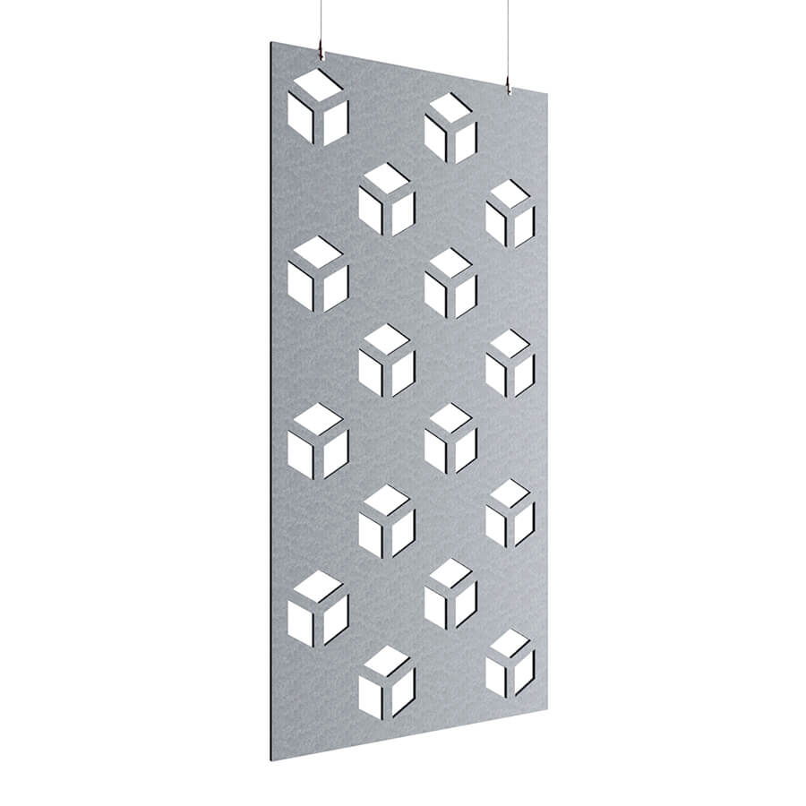 ACO-C-26 Акустическая перегородка 1200*2400 Евро Офис (Темно-серый (AC-10))