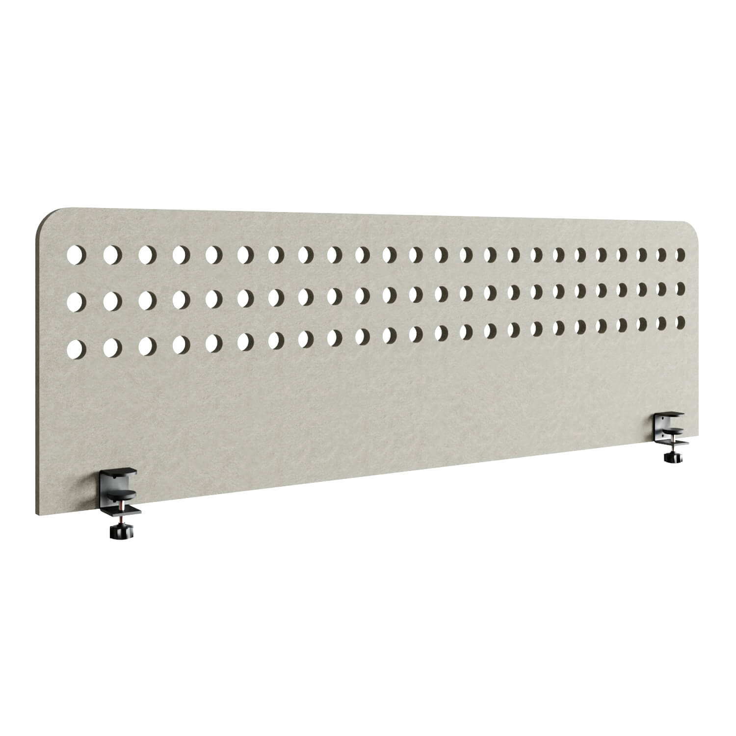 Изображение ACOH138 Экран для стола Отверстия ACOUSOUND, Евро Офис 1380х12х460 мм.