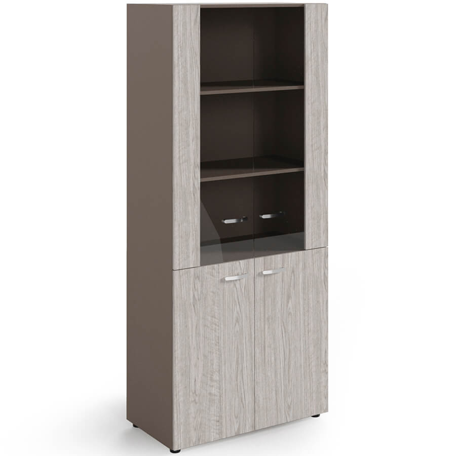 NT-47 Шкаф Мебель Стиль New.Tone (Дуб серебристый / стоун)