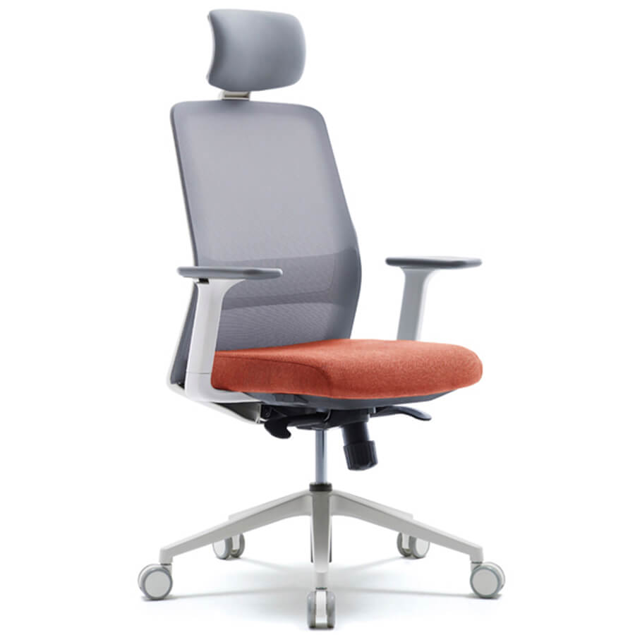 CHA6200CWAHZ Кресло для руководителя AROUND Fursys, обивка комбинированный (Кирпичный (2H8W)) CHA6200CWAHZ Кресло для руководителя AROUND Fursys, обивка комбинированный (Кирпичный (2H8W))