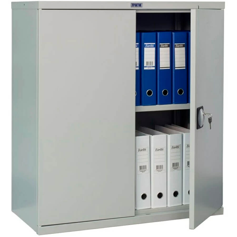 CB-21 Шкаф для офиса ПРОМЕТ, ключевой (Серый полуматовый (RAL 7038))