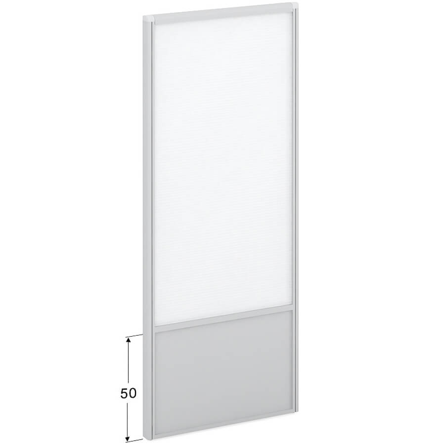 ПК-ЛГ-МДК200х80/50П/Д Модуль комбинированный ФЕЛИКС (Полик. белый матовый+серый)