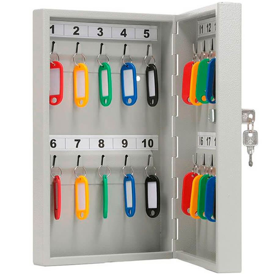 KEY-20 Ключница ПРОМЕТ, ключевой (Серый полуматовый (RAL 7038))