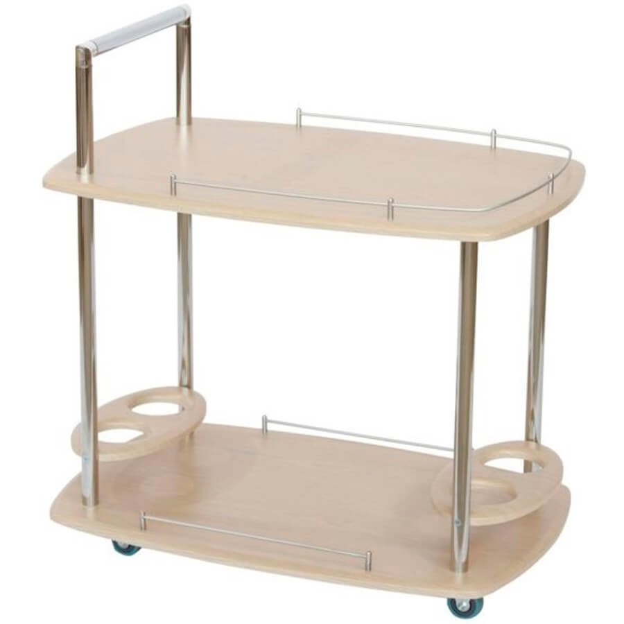 Банкет Стол сервировочный Мебелик (Дуб белёный)