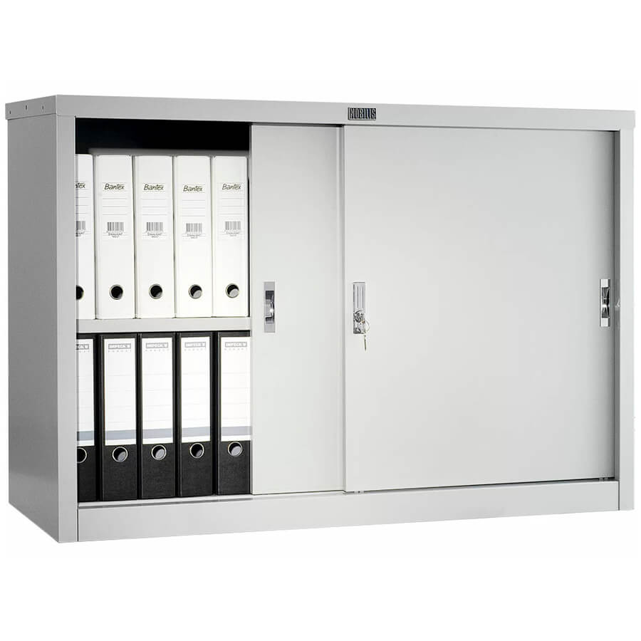 АМТ 0812 Шкаф для офиса ПРОМЕТ, ключевой (Серый полуматовый (RAL 7038))