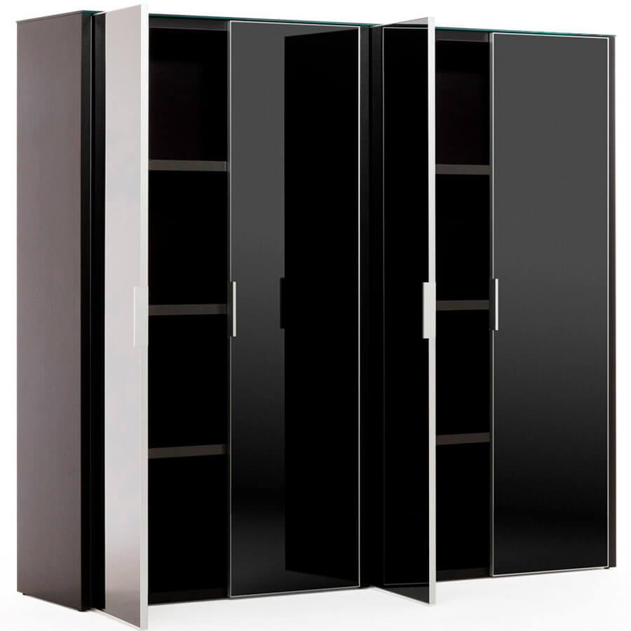 LIB4 GALA Шкаф для бумаг, 4 двери Profoffice ANCONA (Черный) LIB4 GALA Шкаф для бумаг, 4 двери Profoffice ANCONA (Черный)