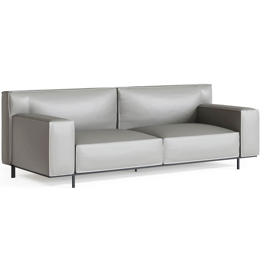 Кп-3 Диван трехместный Капри (Серый (Enzo 902))