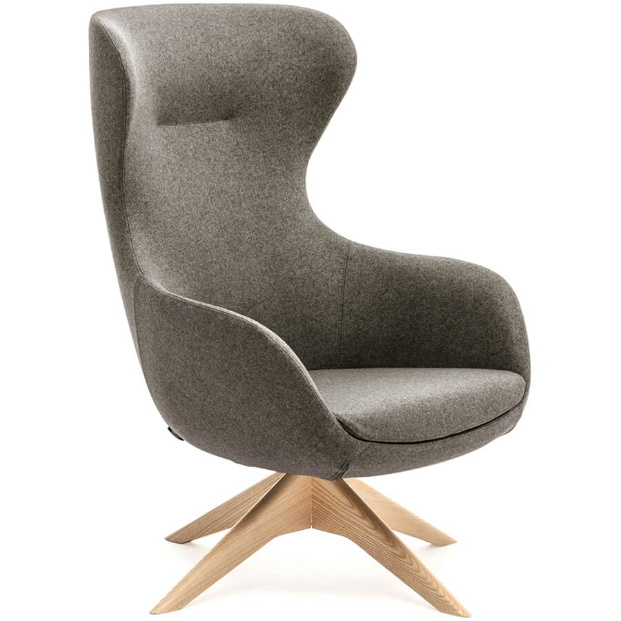 ELEGANCE Wood крутящ. Кресло для посетителя  Profoffice, обивка ткань (Бежевый) ELEGANCE Wood крутящ. Кресло для посетителя  Profoffice, обивка ткань (Бежевый)