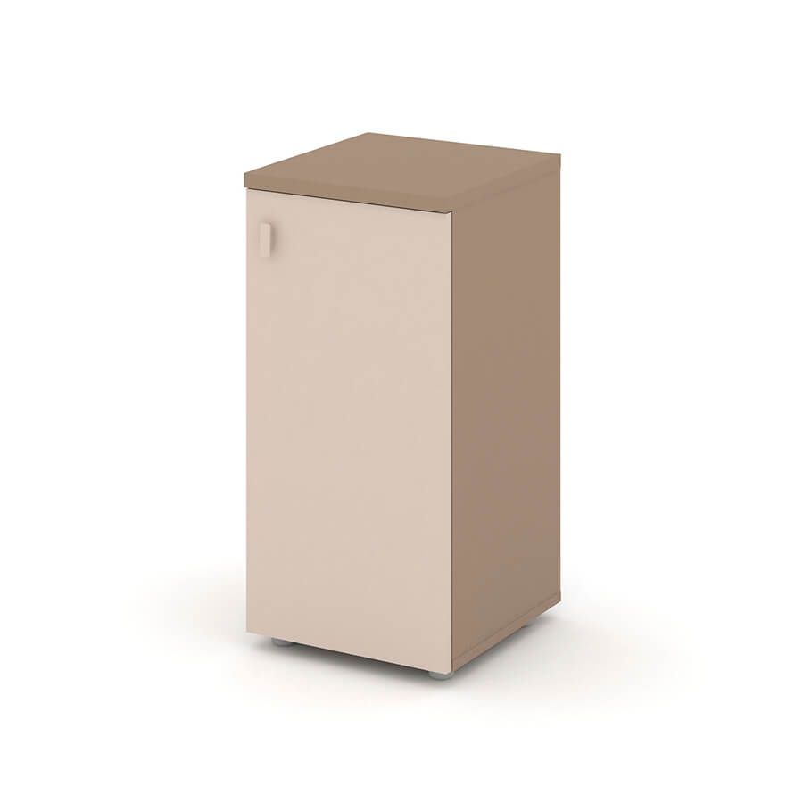 ES.SU-3.1(R) Стеллаж низкий узкий правый RIVA Estetica (Латте/Капучино)