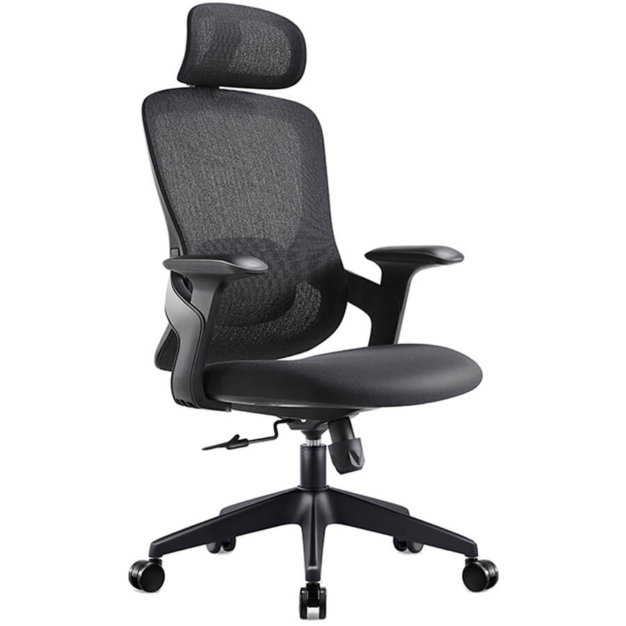 7257A-1 Кресло для руководителя  Евро Офис, обивка комбинированный (Черный MT05-1 + MТ02-1)