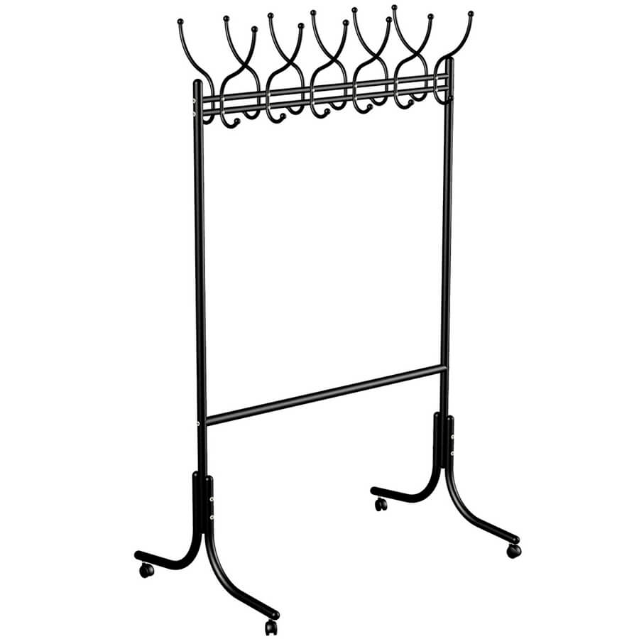 М 11 На колесах Вешалка общественная Мебелик (Черный) М 11 На колесах Вешалка общественная Мебелик (Черный)