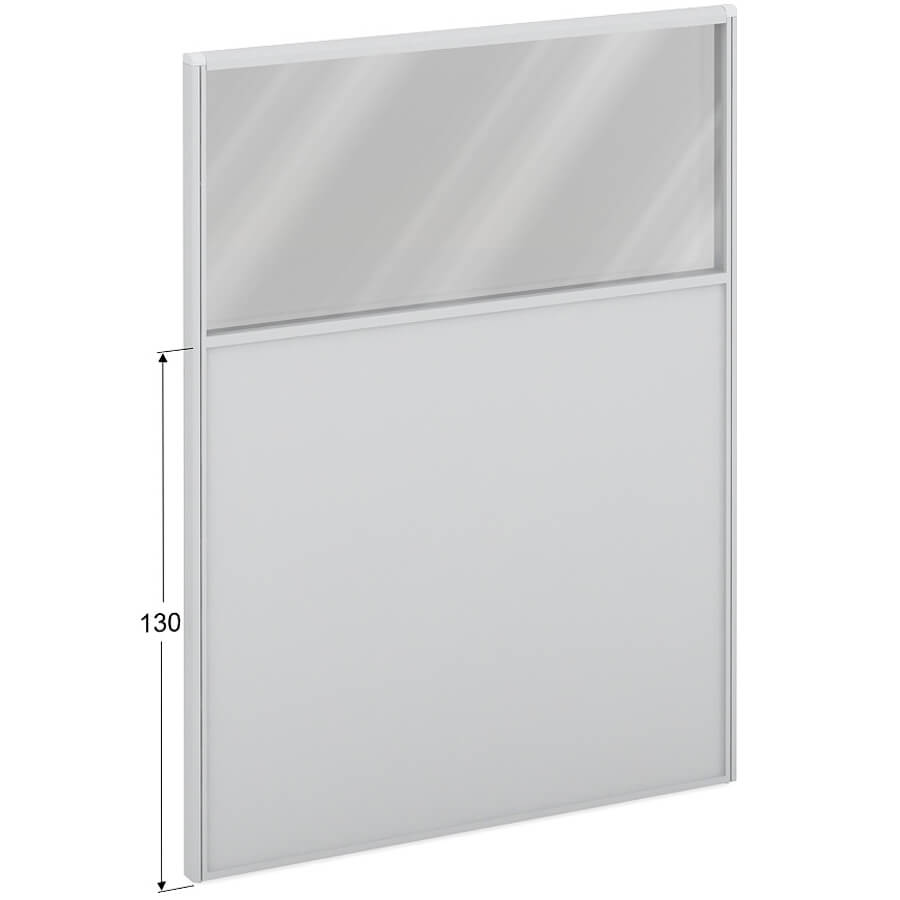 ПК-ЛГ-МДК200х150/130С/Д Модуль комбинированный ФЕЛИКС (Стекло+серый)