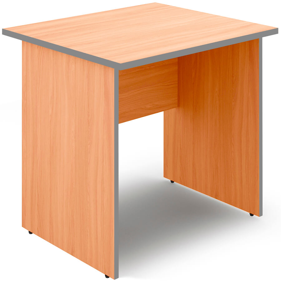 А-5 Стол прямой Мебель Стиль Агат (Ольха (кромка: тёмно-серый))