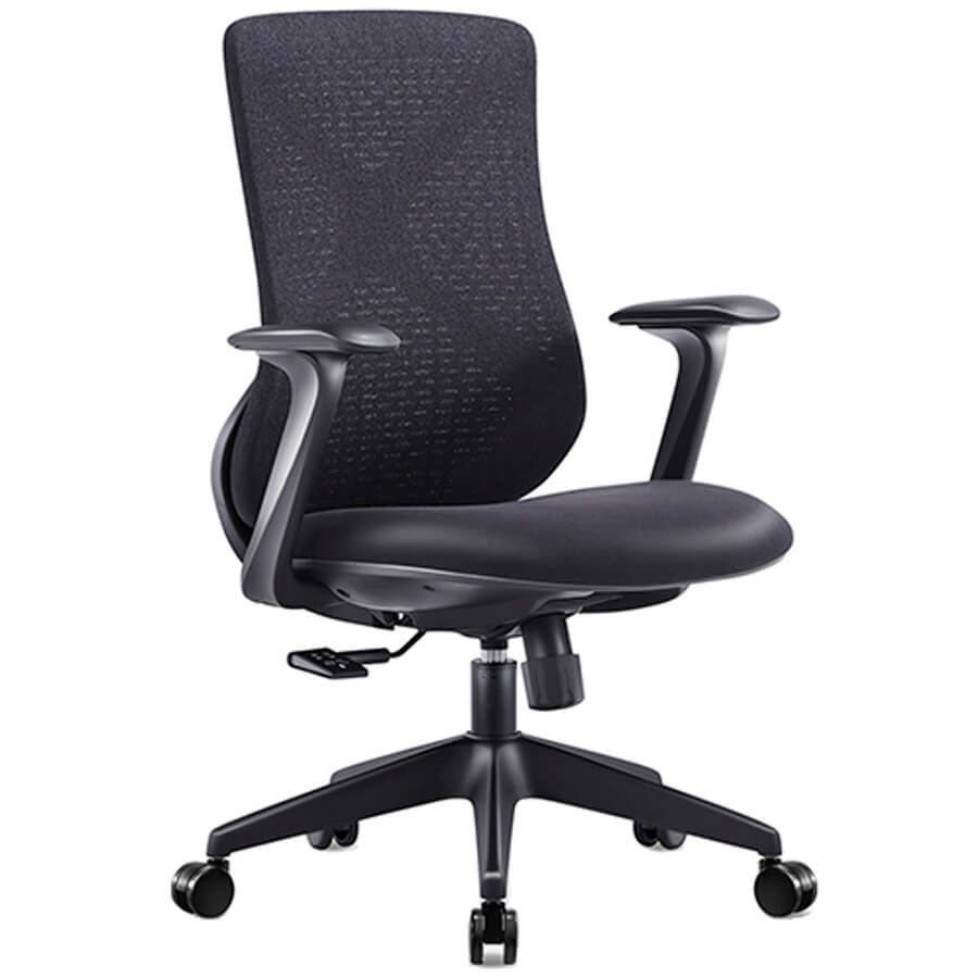 7215-1W Кресло для руководителя  Евро Офис, обивка ткань (Черный) 7215-1W Кресло для руководителя  Евро Офис, обивка ткань (Черный)