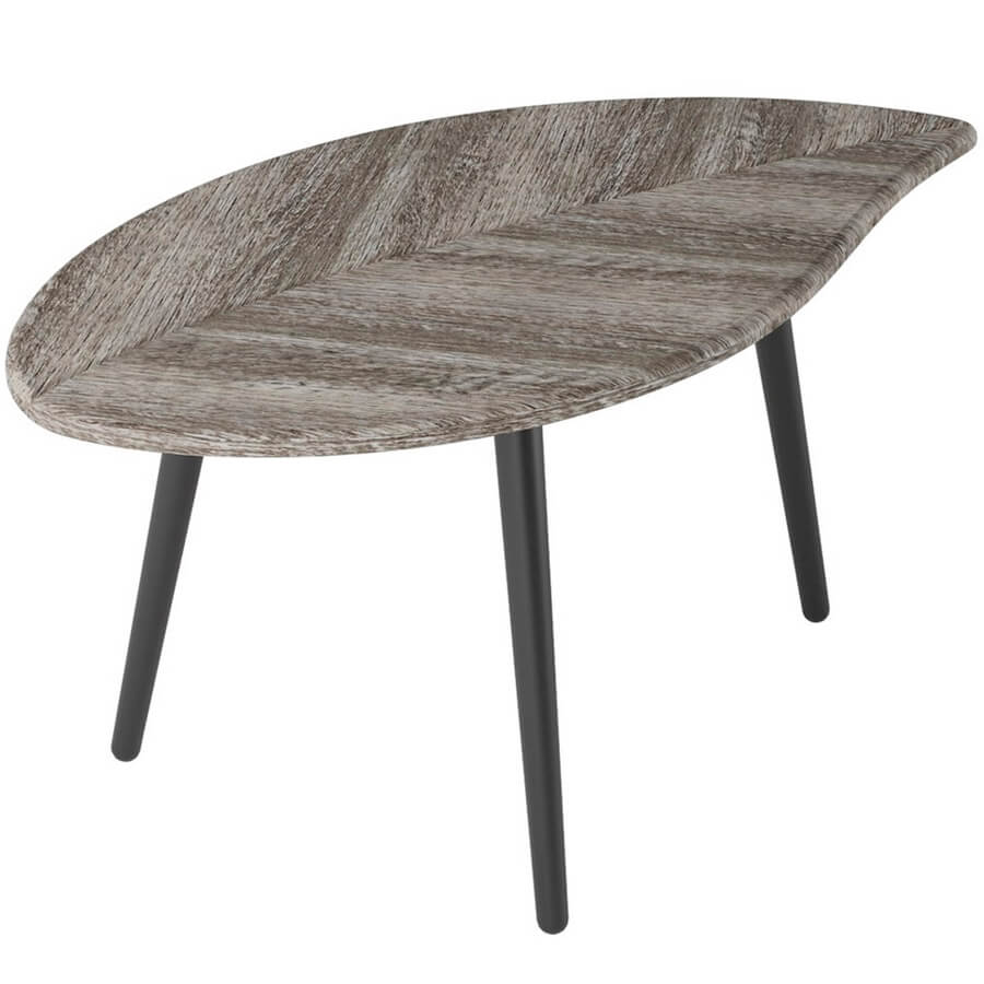 Берли Журнальный стол Мебелик (Дуб графит)