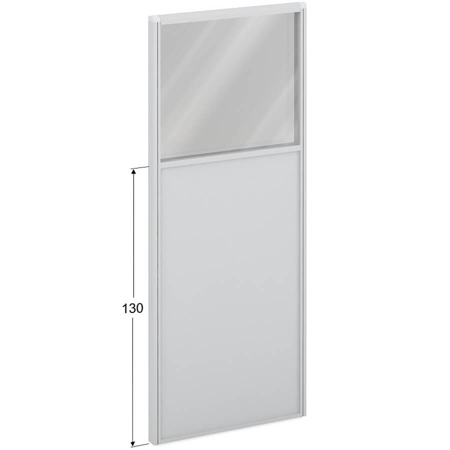 ПК-ЛГ-МДК200х80/130С/Д Модуль комбинированный ФЕЛИКС (Стекло+серый)