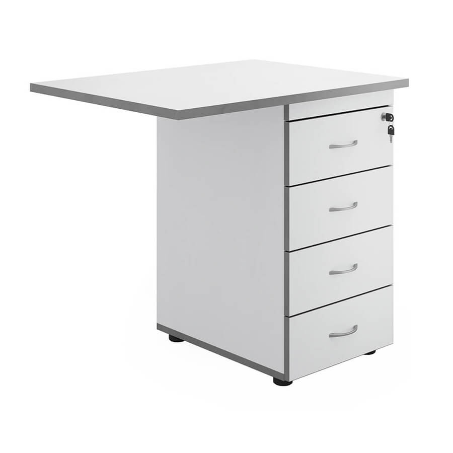 А-22 + А-38Т Тумба приставная Мебель Стиль Агат (Светло-серый (кромка: тёмно-серый))