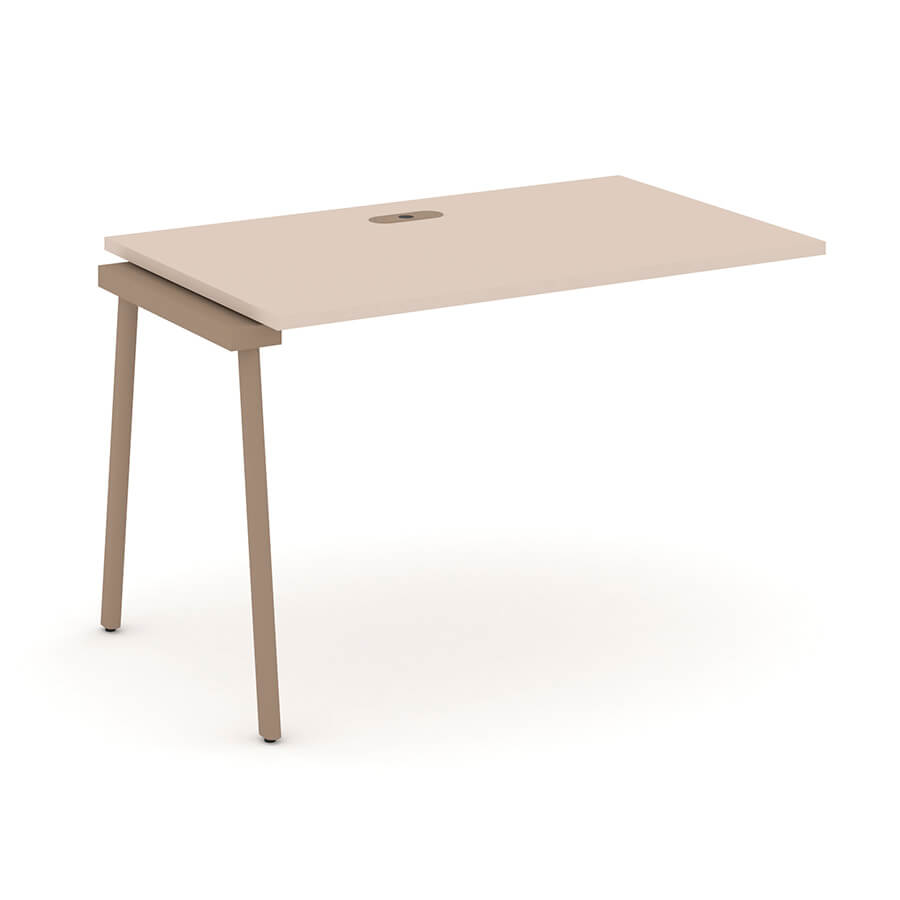 ES.1.NRS-2-LP Наборный элемент рабочей станции RIVA Estetica (Капучино/Металл Латте)