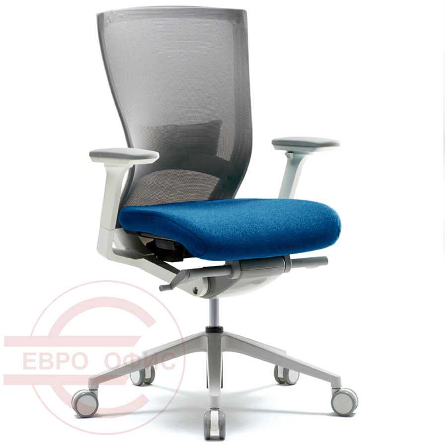 CHNA4300WAZ Кресло для персонала TN50 Fursys, обивка сетка / ткань (Синее (834С))