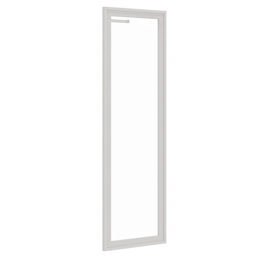 Gr-04.1R Дверь стеклянная в рамке МДФ Мебель Стиль Grand (Стекло прозрачное)