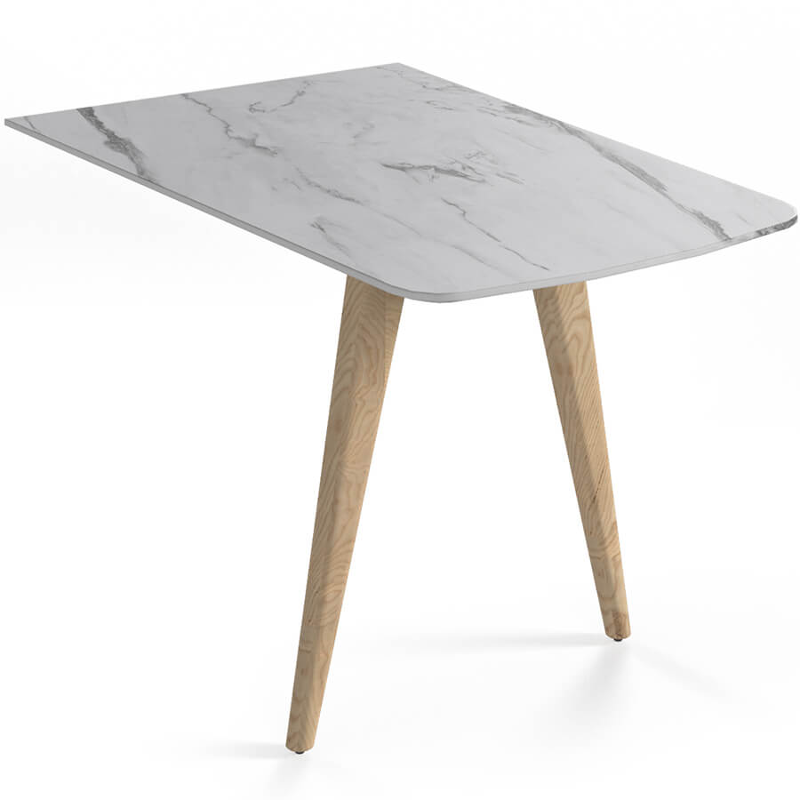 Rem-120 Брифинг-приставка Мебель Стиль Remo (Мрамор белый/массив ясеня MS) Rem-120 Брифинг-приставка Мебель Стиль Remo (Мрамор белый/массив ясеня MS)