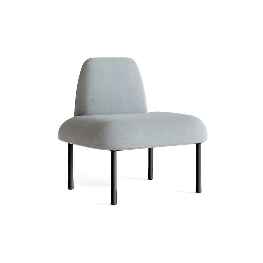 ZS-005 Диван одноместный Акустик (Серый DK-86)