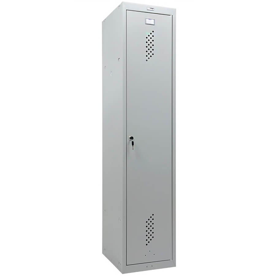 ML 11-40 Шкаф для раздевалок усиленный ПРОМЕТ, ключевой (Серый полуматовый (RAL 7038))