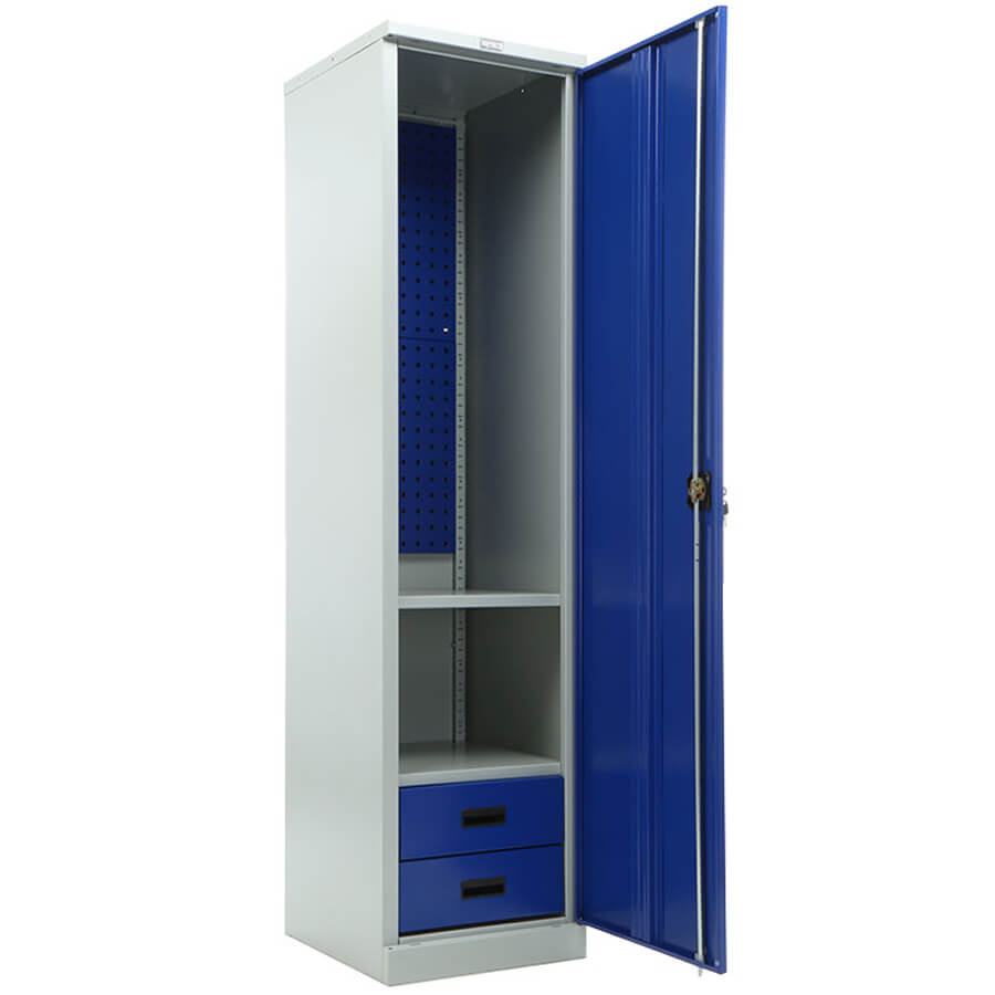 TC-1947-020202 Шкаф инструментальный лёгкий ТС ПРОМЕТ (Корпус (RAL 7038), дверь ящика (RAL 5002).)