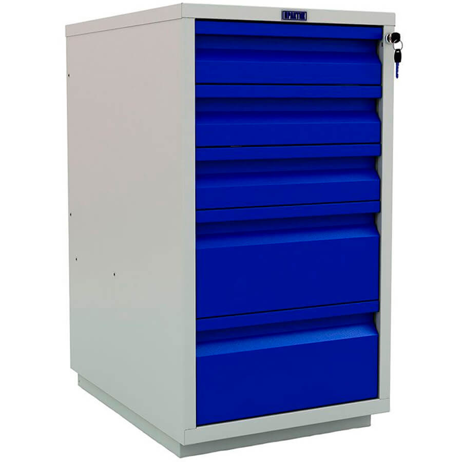 WD-5 Тумба ПРОМЕТ (Корпус (RAL 7038), дверь ящика (RAL 5002).)