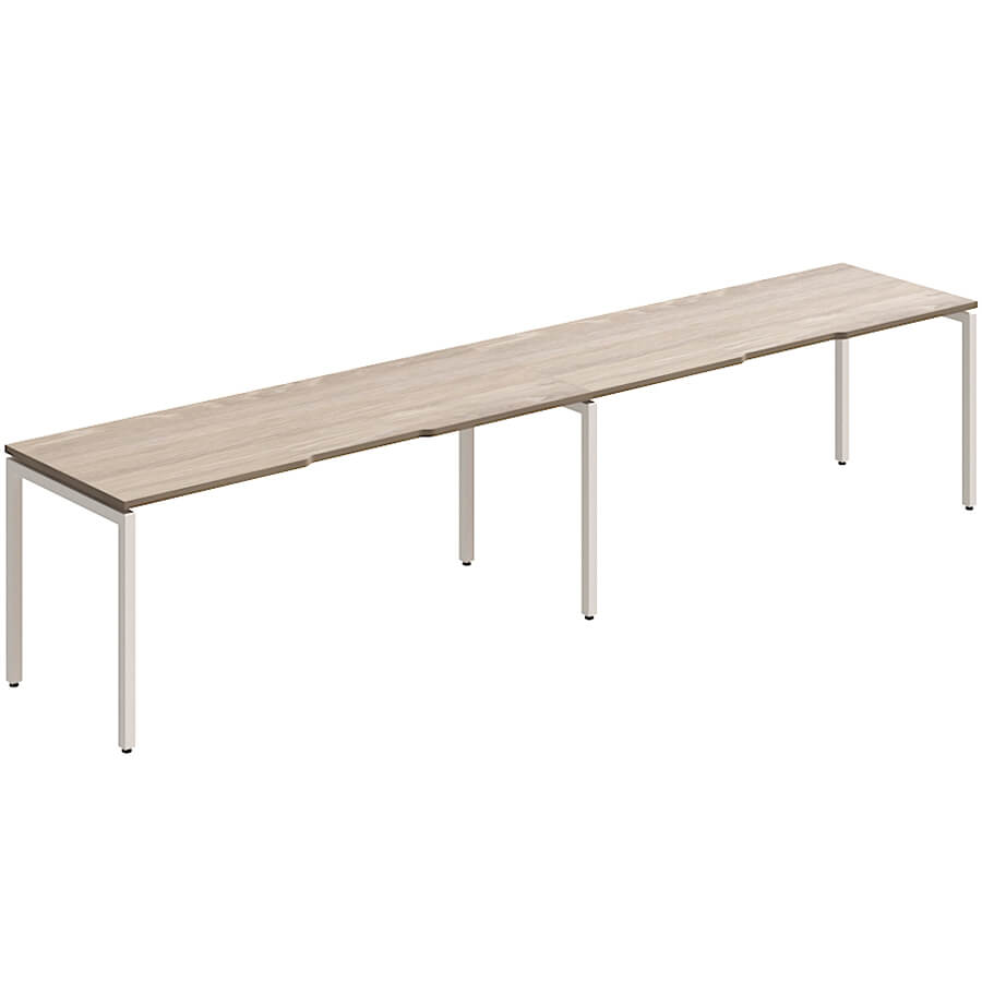 RM-1.2(x2)+F-31 Стол на металлокаркасе Мебель Стиль Rio Project (Дуб верцаска MS)