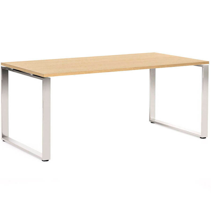 101 102 07 Стол письменный Profoffice Exe (Дуб светлый/Хром)