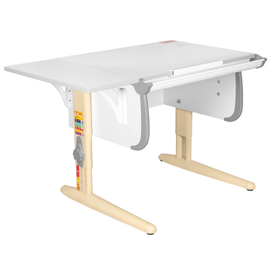 Parta 1/75 + Polka_b 1/550 Парта с полкой ДЭМИ (Серый)